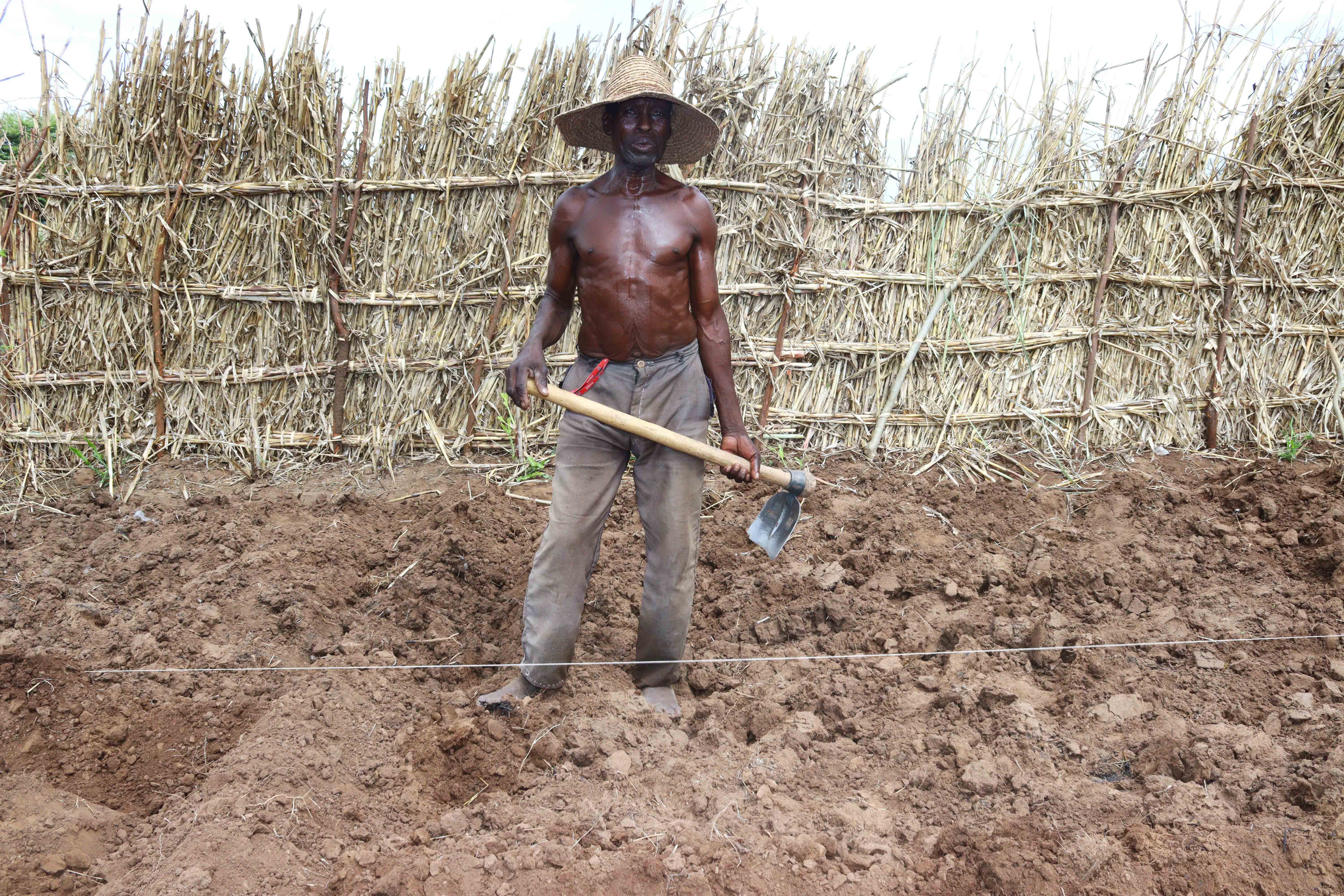 FACE DIRECTOR GIZEX GIZAI PRAISES PROGRESS DURING SURPRISE VISIT TO NYAFINSI IRRIGATION PROJECT